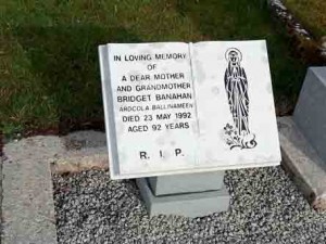 Banahan Bridget Ardcola, Ballinameen