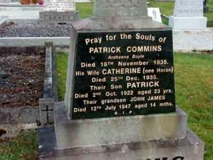 Commins Patrick Ardkeena, Boyle