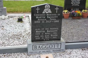 Baggott Martin Annagh, Treen