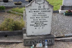 Finnegan Mary nee Welsh Castletogher