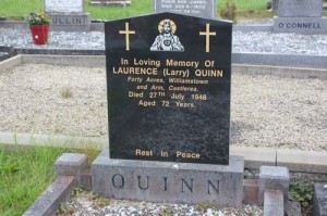 Quinn Laurence (Larry) Forty Acres, Williamstown and Arm, Castlerea